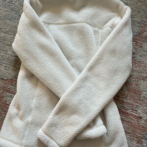 Patagonia White Cowl Neck Sweater